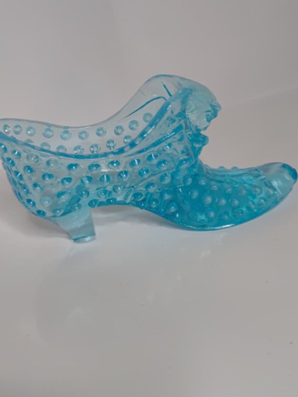 Vintage Fenton Light Blue Shoe